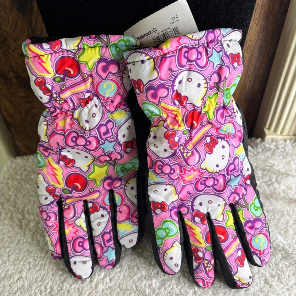 Bioworld Hello Kitty Colorful Kids Mittens
